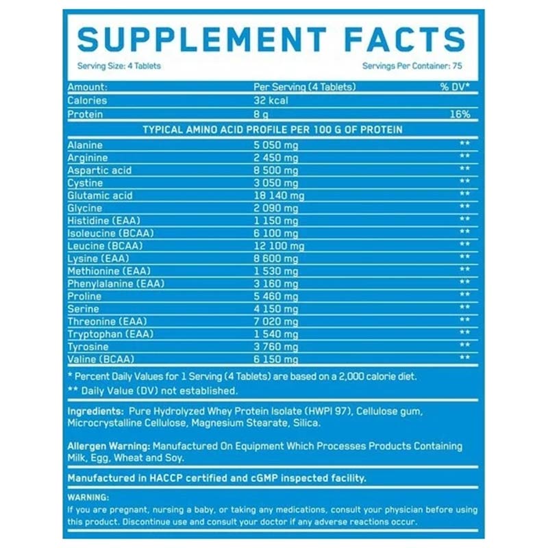 EVERBUILD EAA Amino Whey Hydro 300 Tabs - Galeri