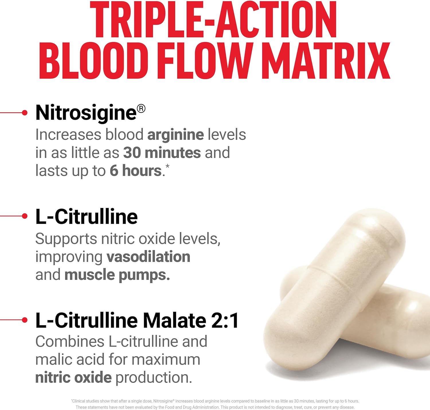 FORCE FACTOR Nitric Oxide Booster Fast-Acting L-Arginine Citrulline Maximize Muscle Pumps 120 Caps - Galeri