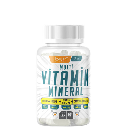 Buhara Uzmax Multivitamin Mineral 120 Kapsül