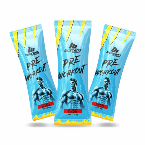 Mustang Nutrition Pre-Workout 20 Gr X 12 Adet Saşe - Galeri