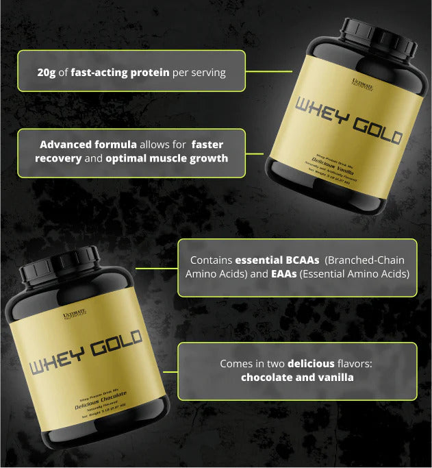 Ultimate Nutrition Whey Gold Protein 2,27 Kg - Galeri