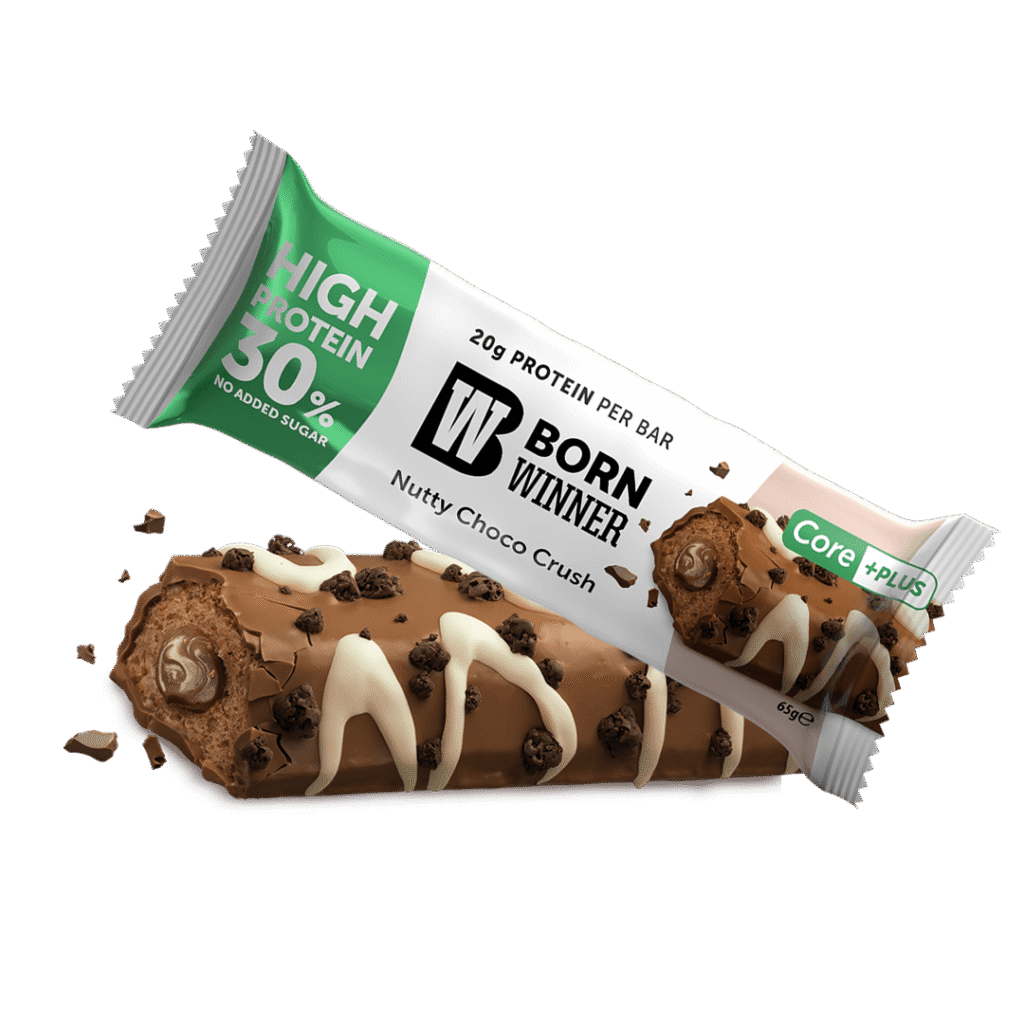 Born Winner Core PLUS Protein bar – Nutty Choco Crush - Galeri