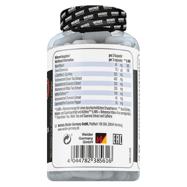 WEIDER Thermo Caps – 120 caps - Galeri