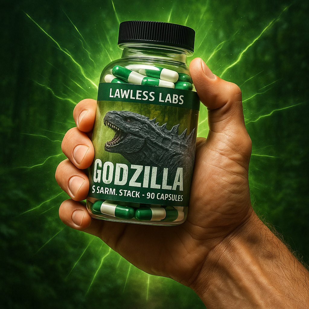 Lawless Labs Godzilla 90 Kapsül - MK2866 + MK677 + LIGANDROL + RAD140 + CARDARINE - Galeri
