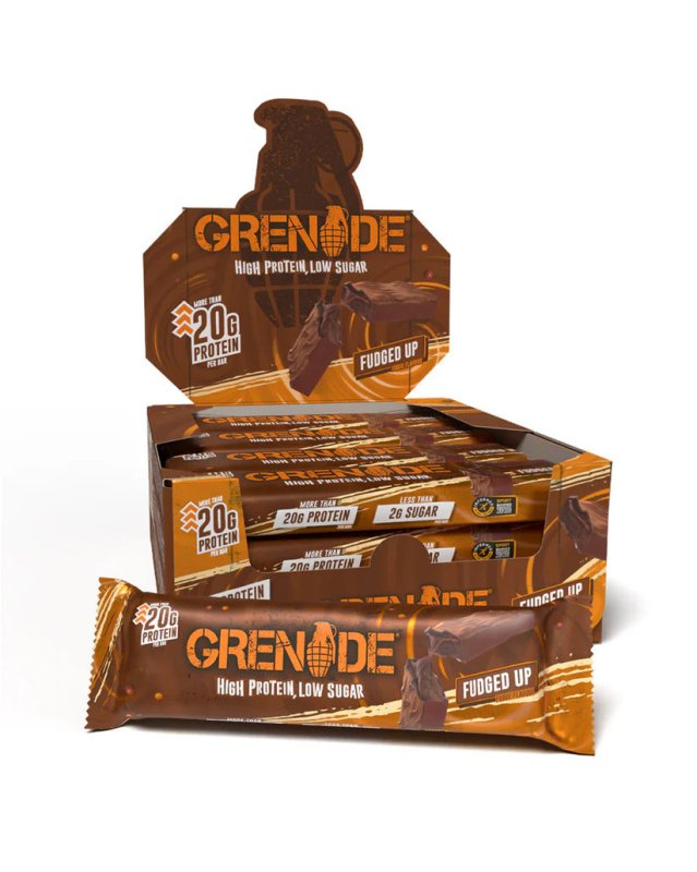 Grenade Protein Bar Fudged Up 12*60 Gr - Browni Çikolata