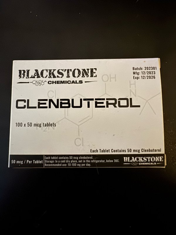 BlackStone Clenbuterol 50 mcg 100 Tablet