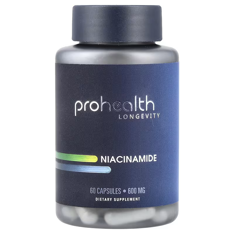 ProHealth Longevity Vitamin B Niacinamide 600 mg 60 Caps
