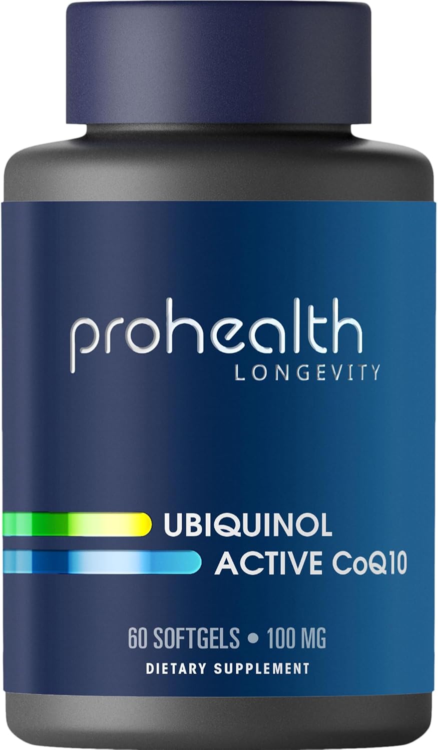 ProHealth Longevity Ubiquinol Kaneka CoQ-10 Antioxidants 100 mg 60 Softgels