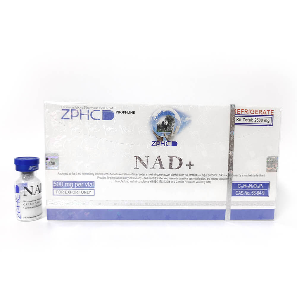 Zphc NAD+ 2500 mg KIT 5 vials × 500 mg