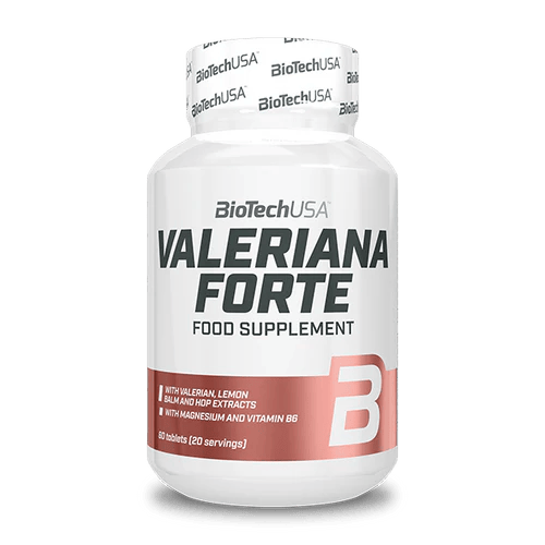 BiotechUsa Valerian Forte Lemon Balm Rhodiola - 60 tablet