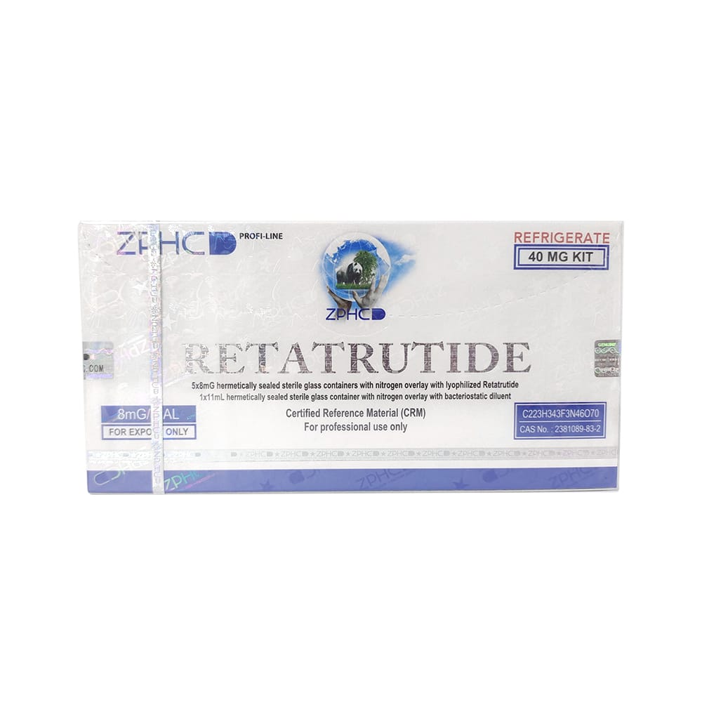 ZPHC Retatrutide 40 mg ZPHC Dual Incretin Kit 8 mg 5 vial