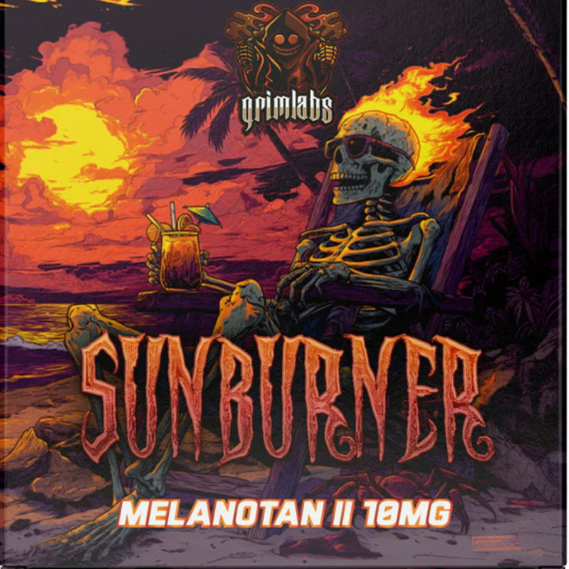 Grimlabs Sunburner - Melanotan II 10mg & Bacteriostatic Water