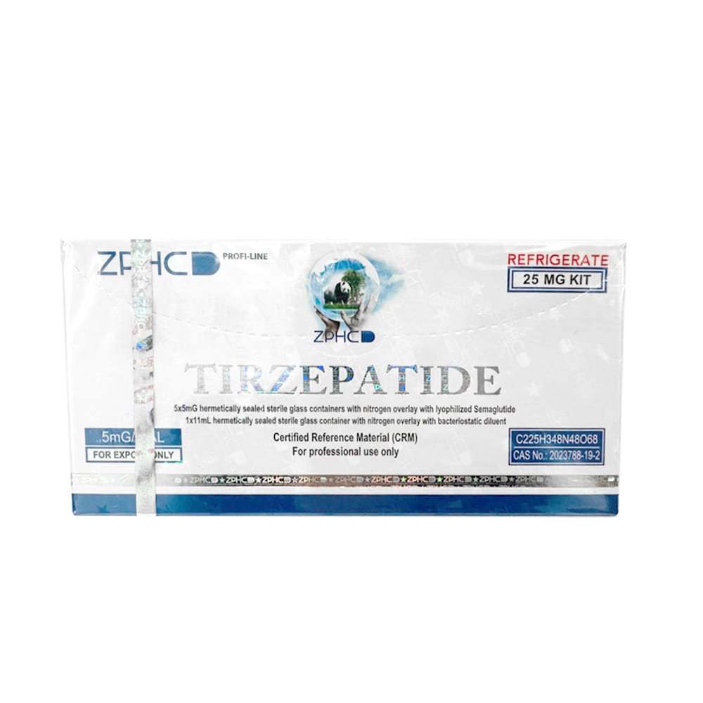 Zphc Tirzepatide 25 mg kit 5 vials × 5 mg