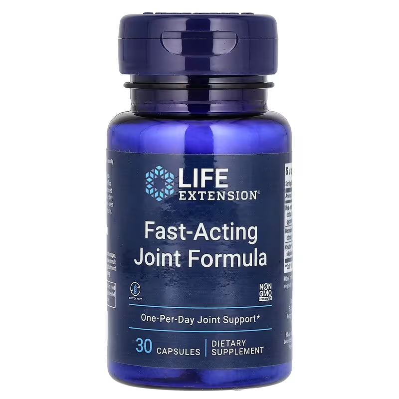 Life Extension Fast-Acting Joint Formula Bone, Joint & Cartilage hyaluronic Acid 30 Caps