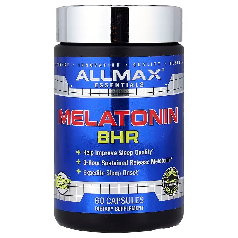 AllMax Nutrition Melatonin Sleep 8HR - 60 Capsules