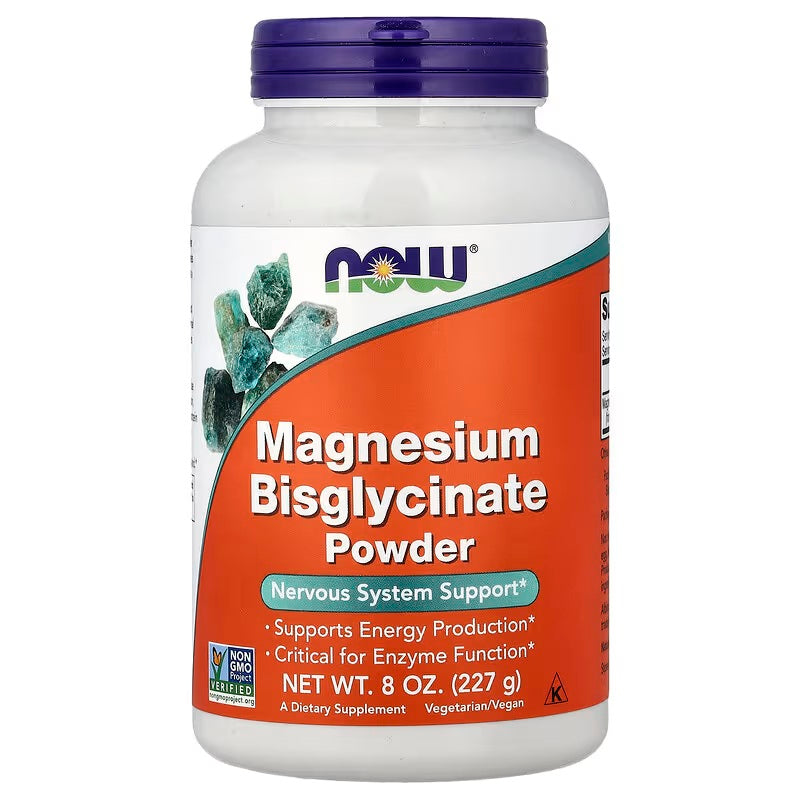 NOW Foods Magnesium Bisglycinate Sleep Powder 227 g