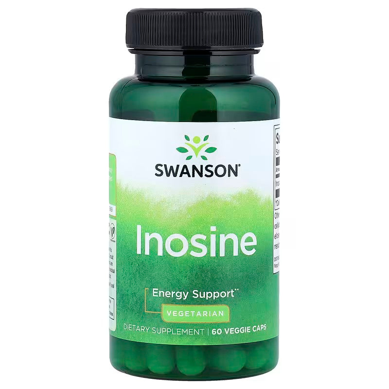 Swanson Inosine Inositol Vitamin B Energy Support 60 Veggie Caps