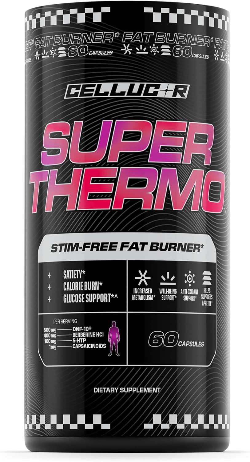 Cellucor Super Thermo Stim-Free Fat Burner  60 Caps