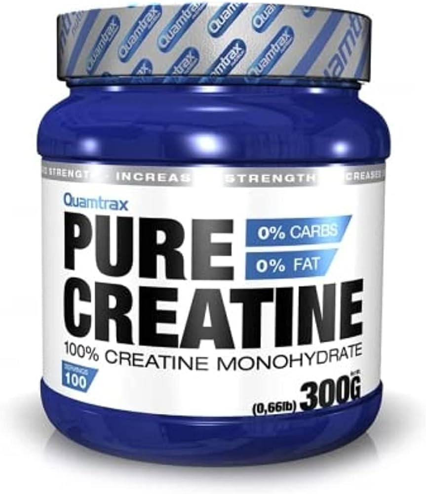 Quamtrax Nutrition Pure 100% Creatine Monohydrate 300 g - USA ABD