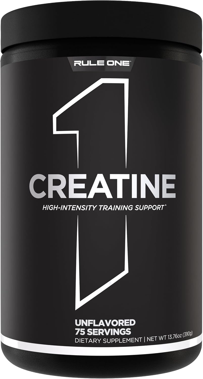 Rule 1 Creatine Powder – Pure Micronized Creatine Monohydrate 390 gr / 75 Servis