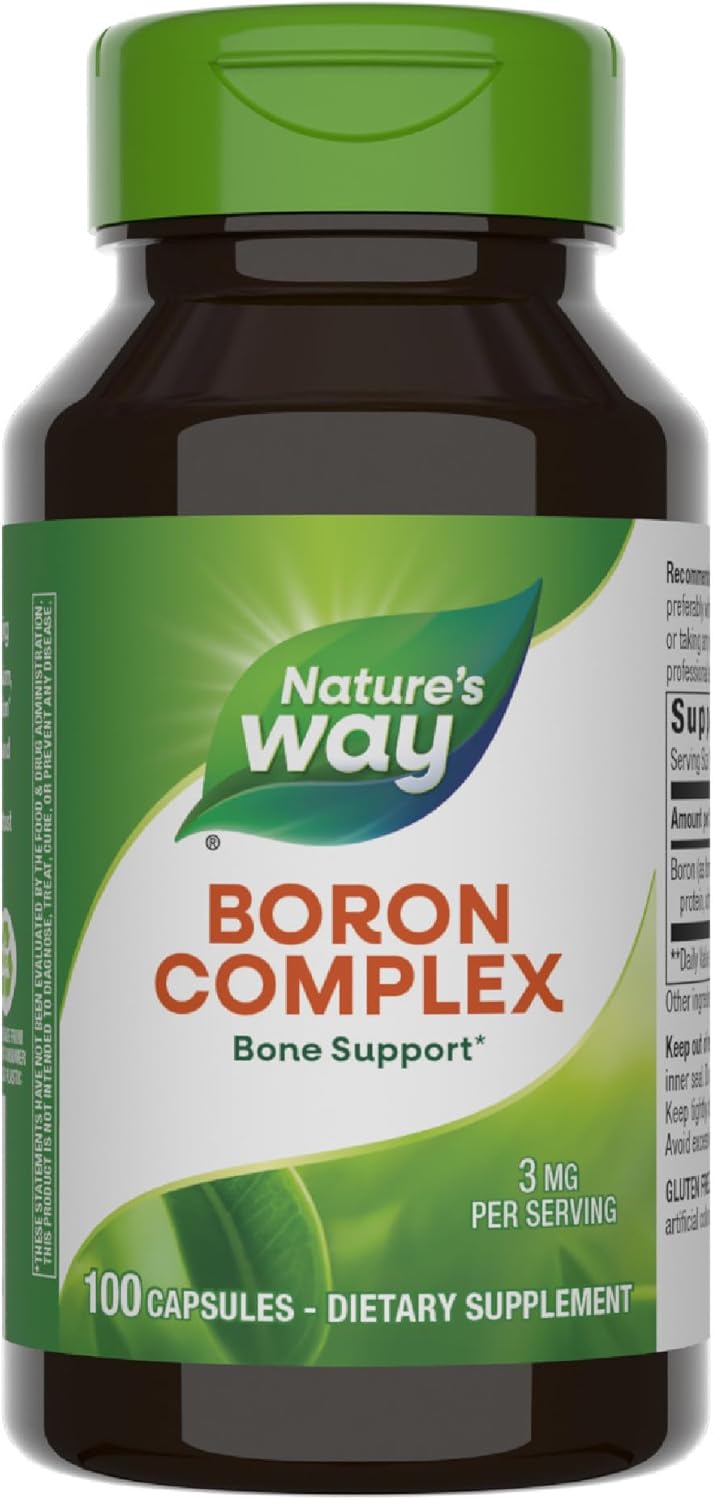Nature's Way Boron Complex Supports Bone Health 100 Caps