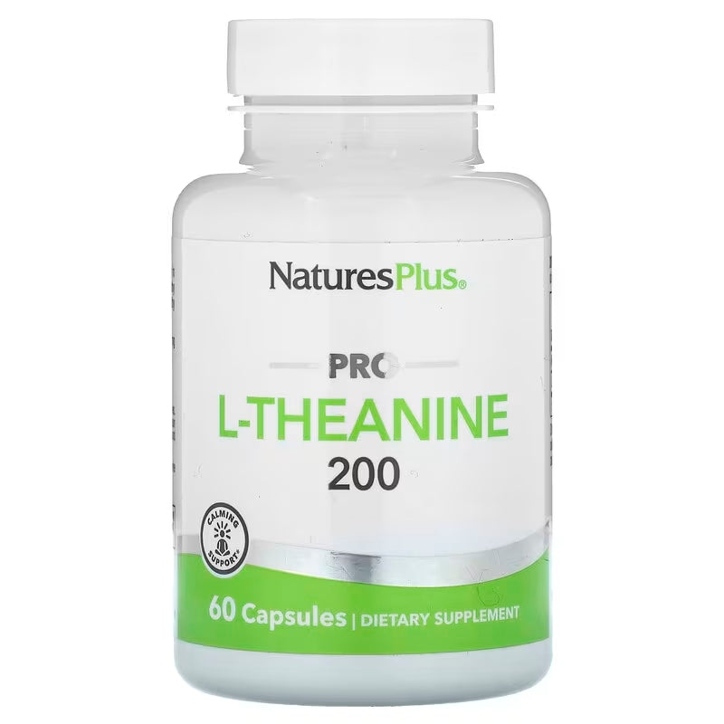 NaturesPlus Pro L-Theanine Brain & Cognitive 200 60 Caps