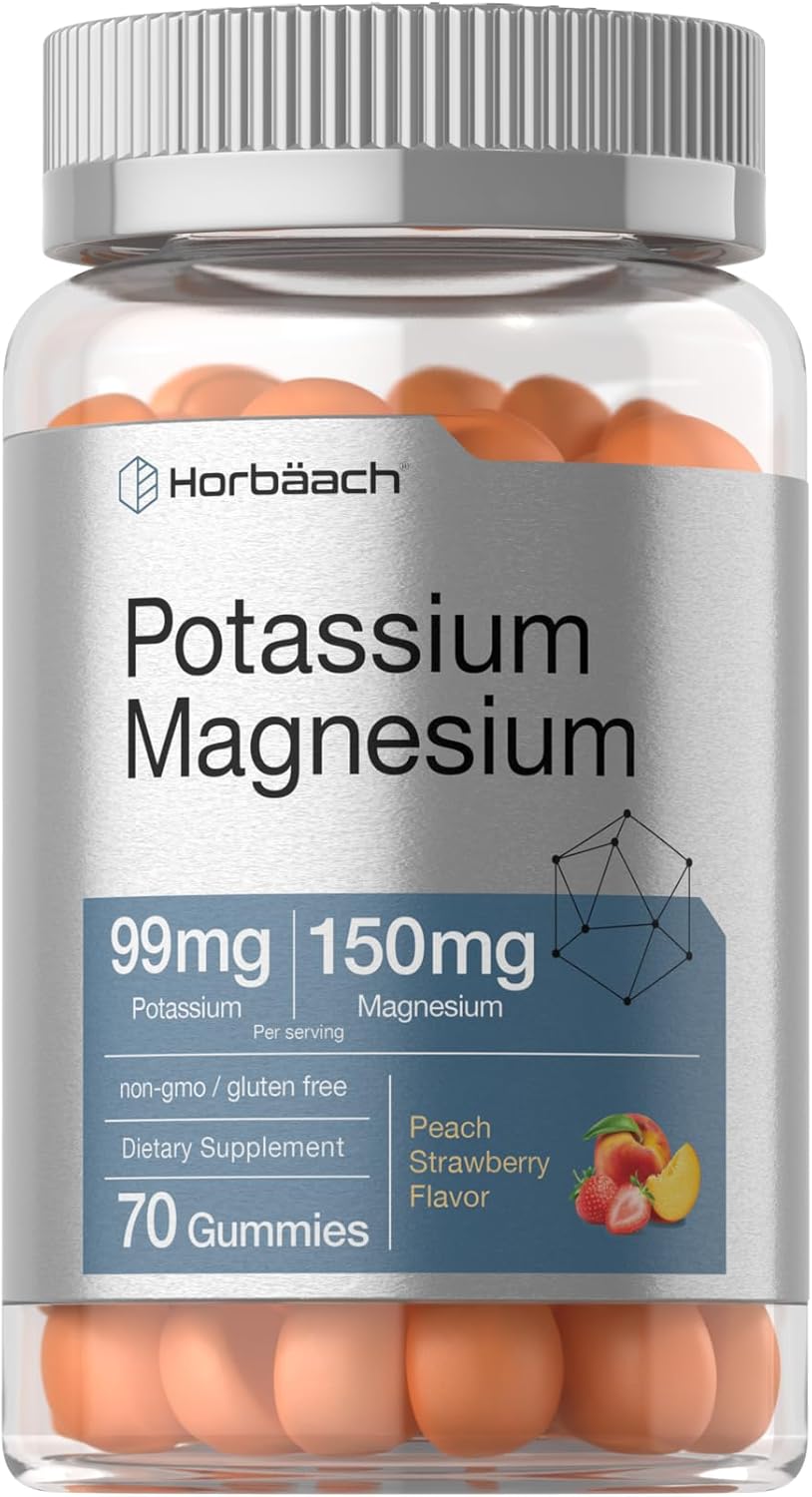 Horbäach Potassium Magnesium 70 Gummies