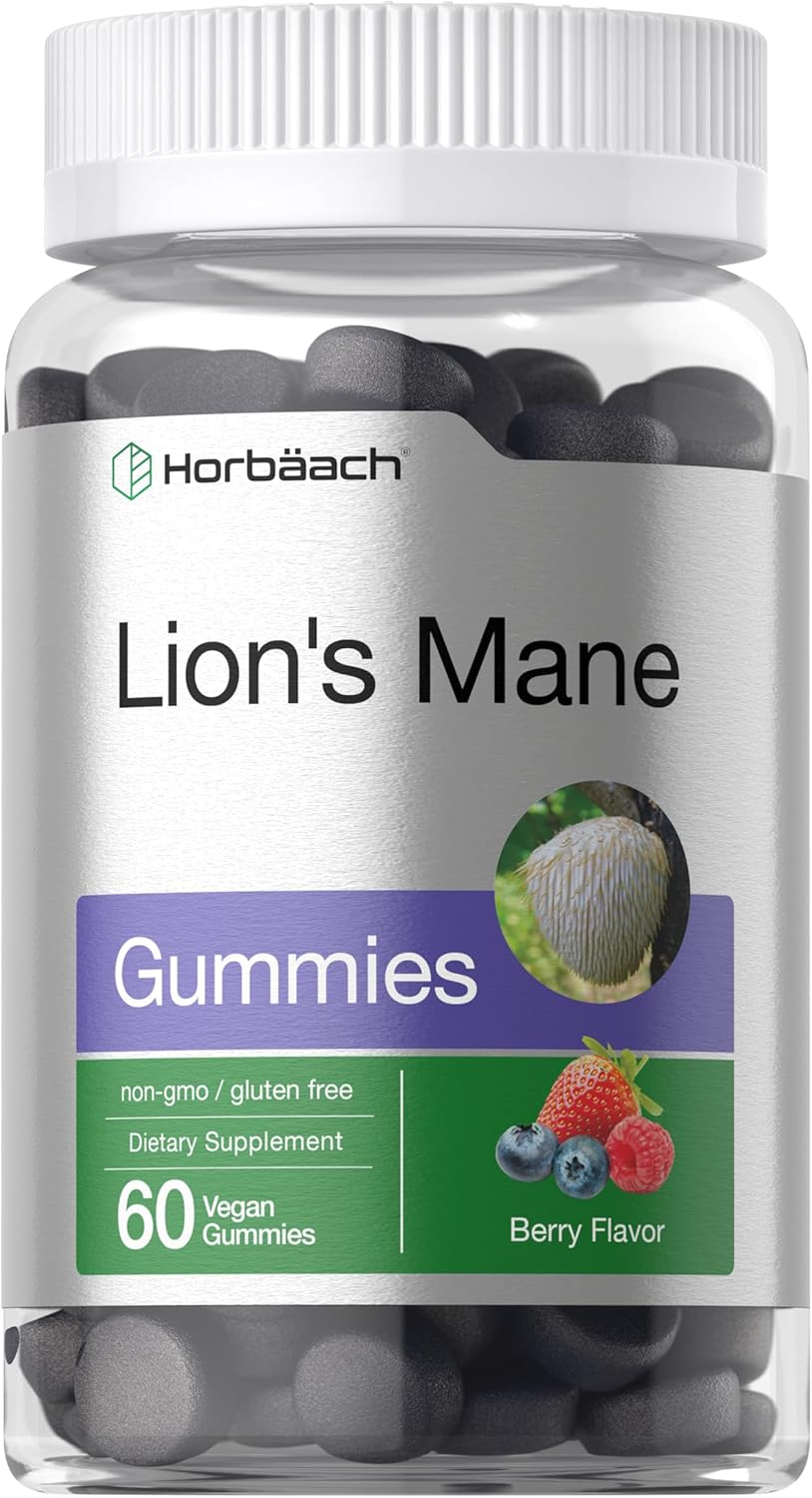 Horbäach Lion's Mane Aslan yelesi 60 Gummies