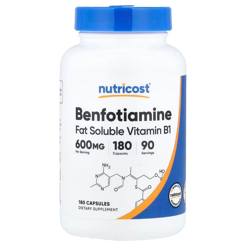 Nutricost Benfotiamine Antioxidants 600 mg 180 Caps