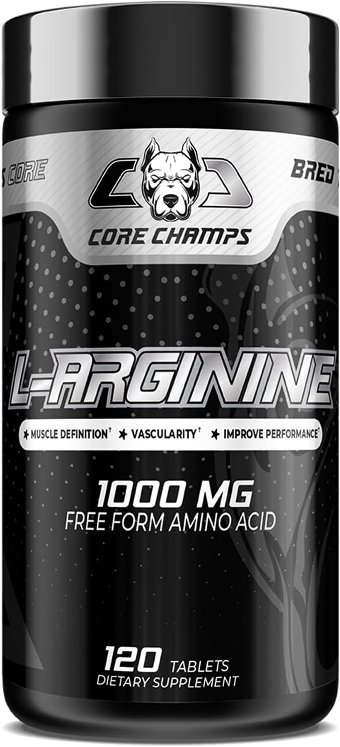 Core Champs L-Arginine Nitric oxide 1000 MG 120 Tablet - By Kai Greene