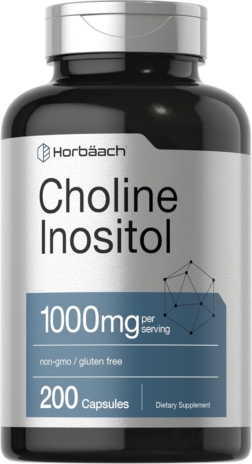 Horbaach Choline Inositol 1000mg 200 Caps