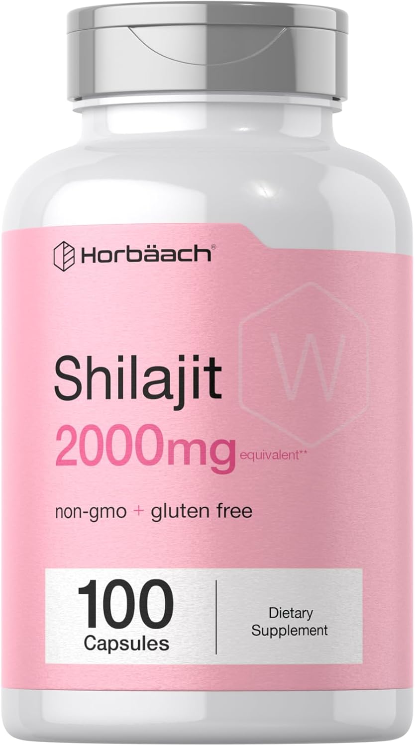 Horbaach Shilajit for Women 5:1 Extract 100 Capsules 2000mg