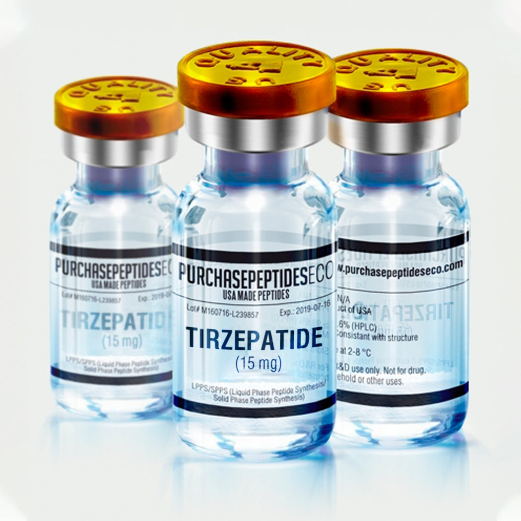 Purchasepeptideseco Tirzepatide GLP-1 - 15 Mg