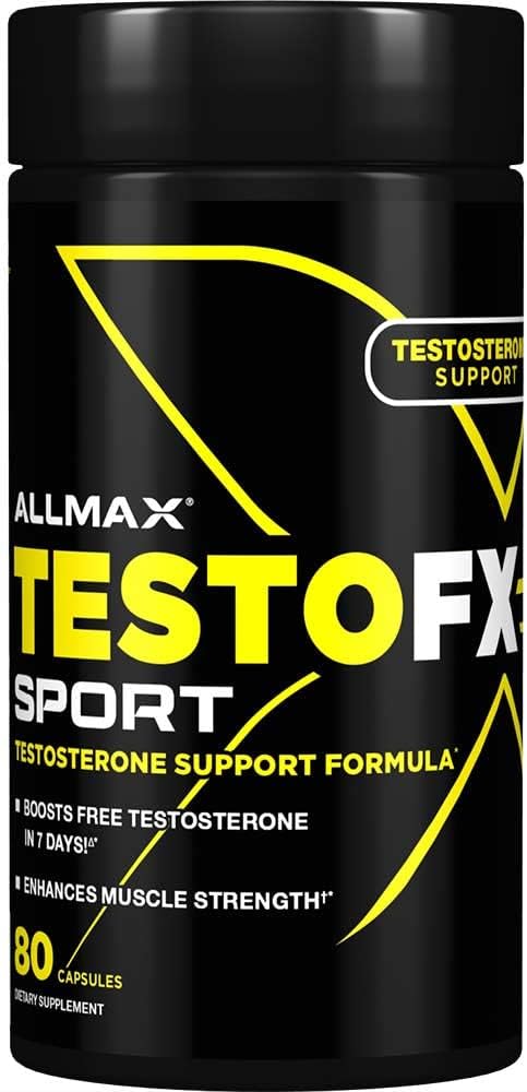 ALLMAX TESTOFX Sport Test Booster Tribulus Fenugreek Boron - 80 Caps