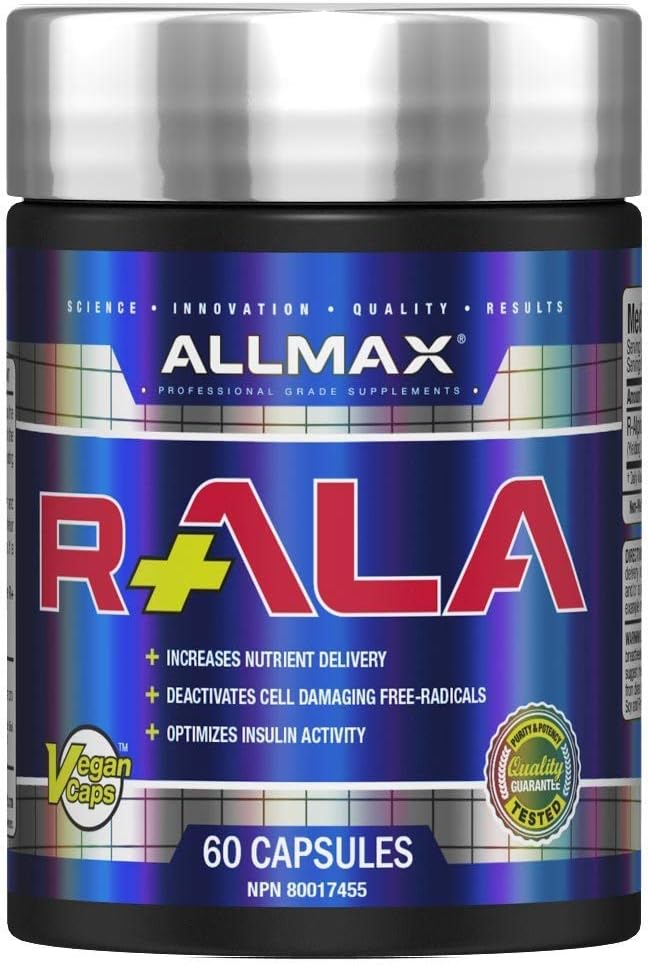 ALLMAX R+ALA Alpha Lipoic Acid 150 mg 60 Caps