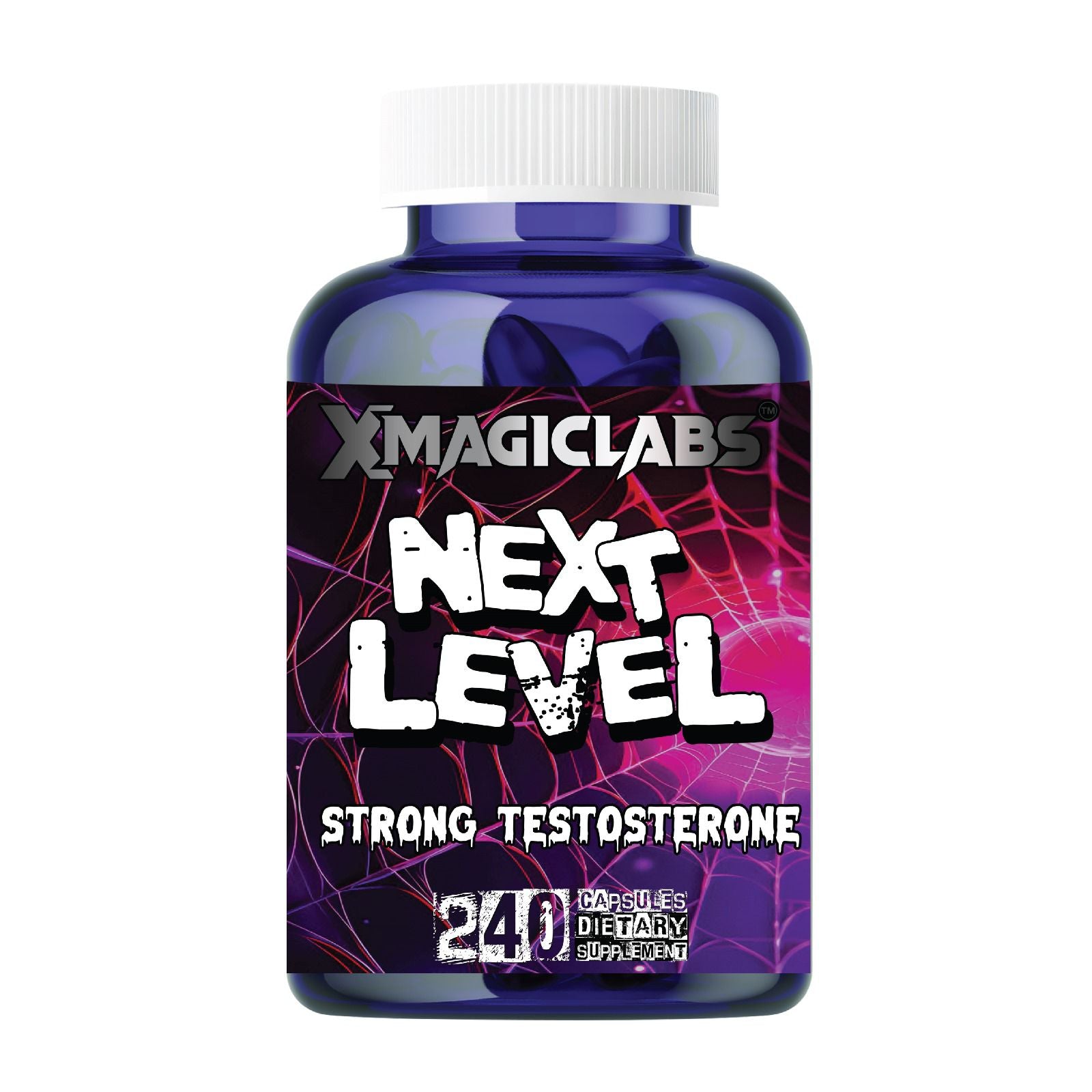 XMagiclabs NEXT LEVEL Testo Booster Daa Fadogia agrestis Tongkat Ali 240 Kapsül