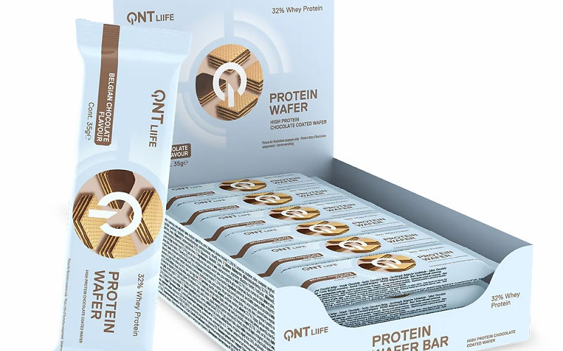 Qnt Protein Wafer Belgian Chocolate 12x35 Gr