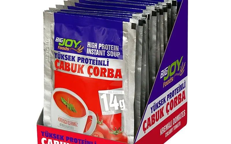 Big Joy Proteinli Çabuk Çorba 30 Gr 12 Adet