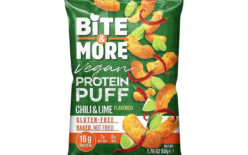 Bite & More Ekşi Krema & Soğanlı Vegan Protein Puff 50 Gr