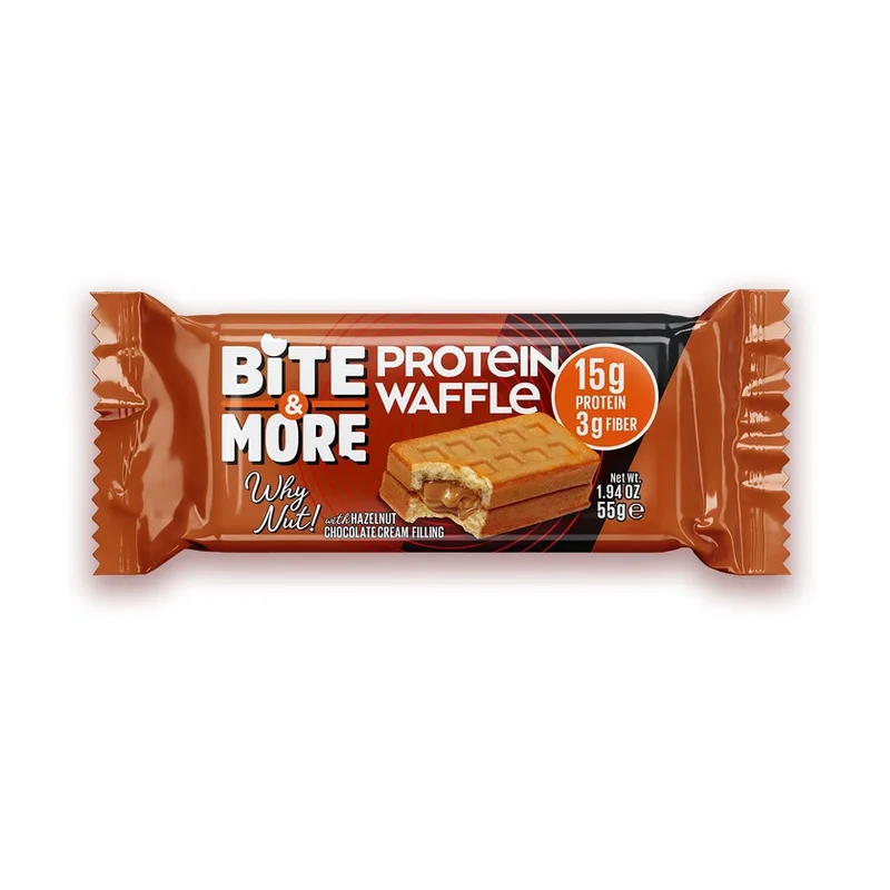 Fındık Kremalı Protein Waffle (55g x 12 Adet)