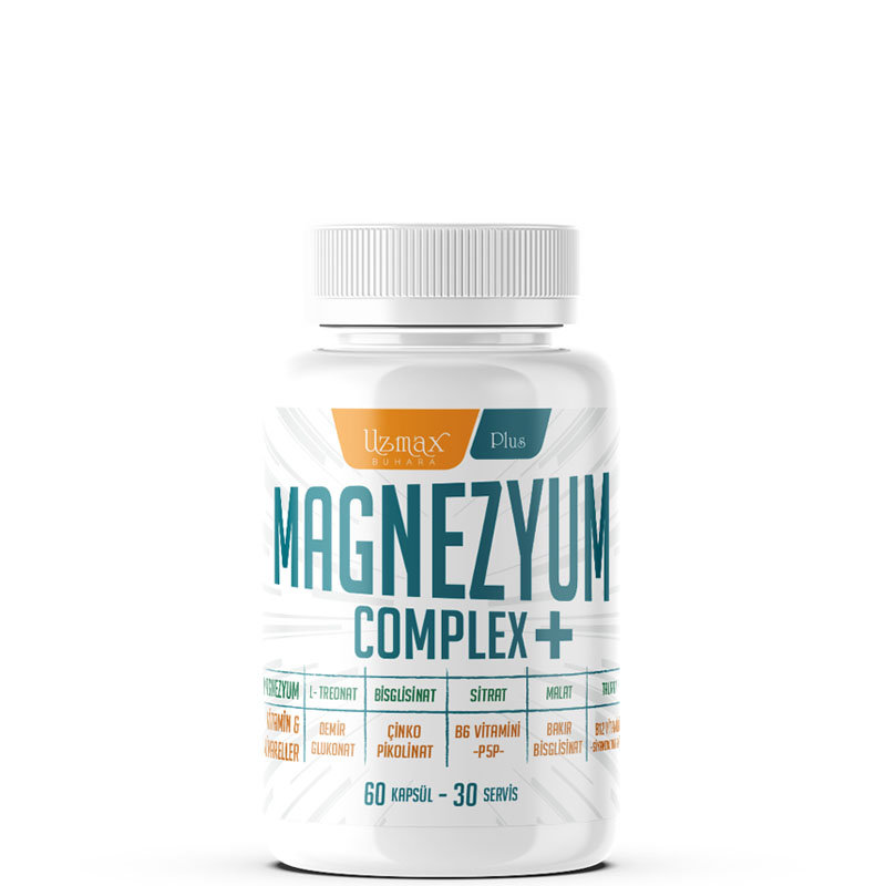 Buhara Uzmax Magnezyum Complex+ 60 Kapsül
