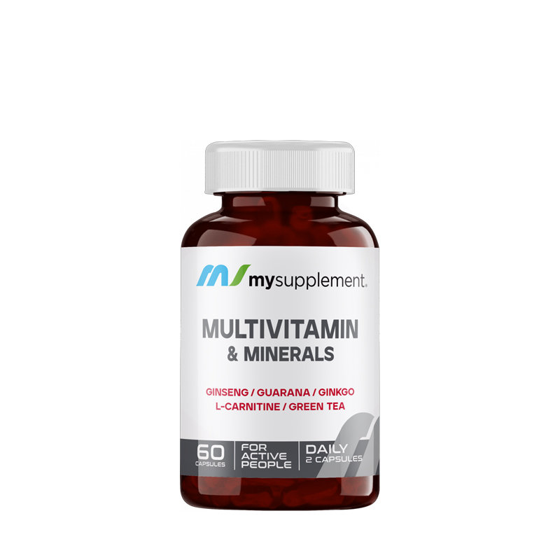 Mysupplement Multivitamin & Minerals 60 Kapsül