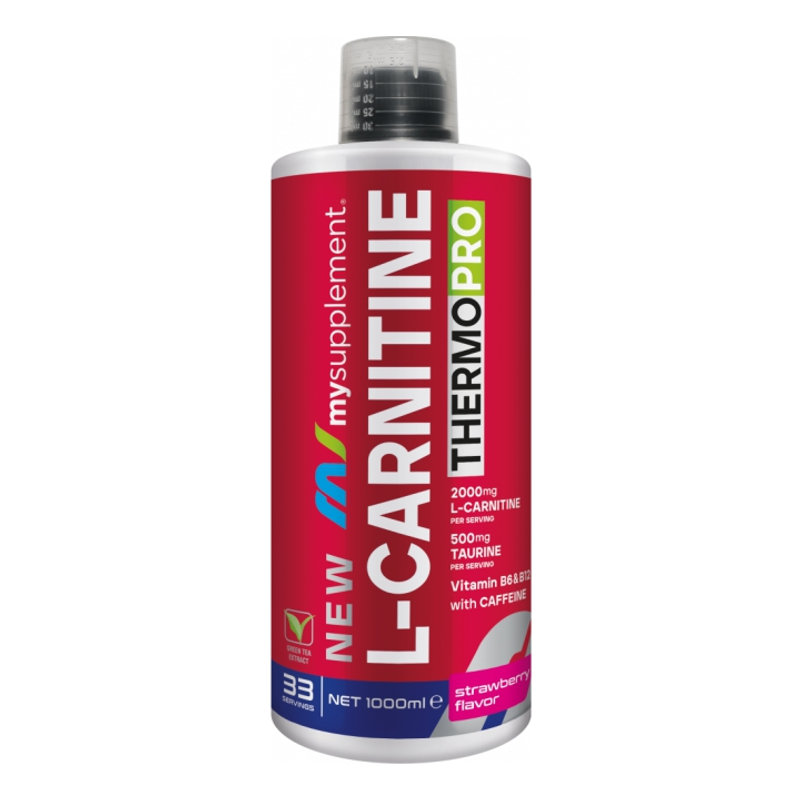 Mysupplement L-Carnitine Thermopro Çilek 1000ml