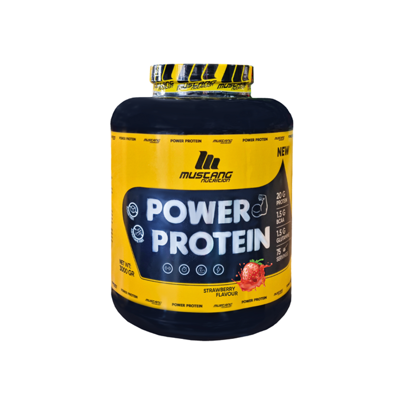 Mustang Nutrition Power Protein 3000 Gr Çilek