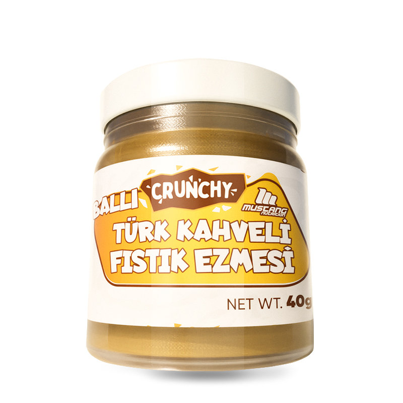 Mustang Nutrition Ballı Fıstık Ezmesi Türk Kahveli 40 Gr