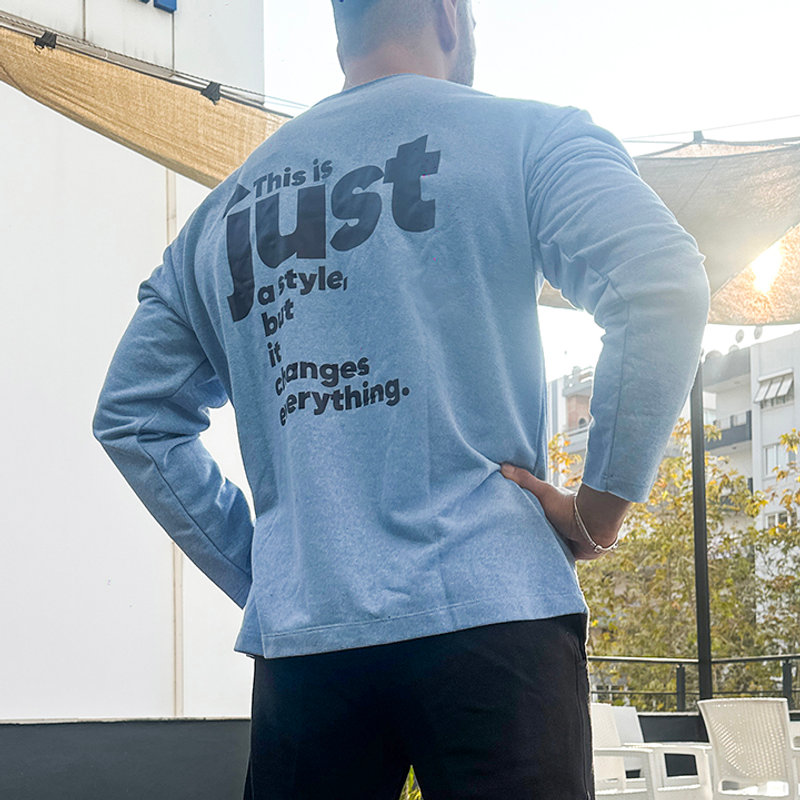 Just Raw Edge Series Oversize Sweatshirt