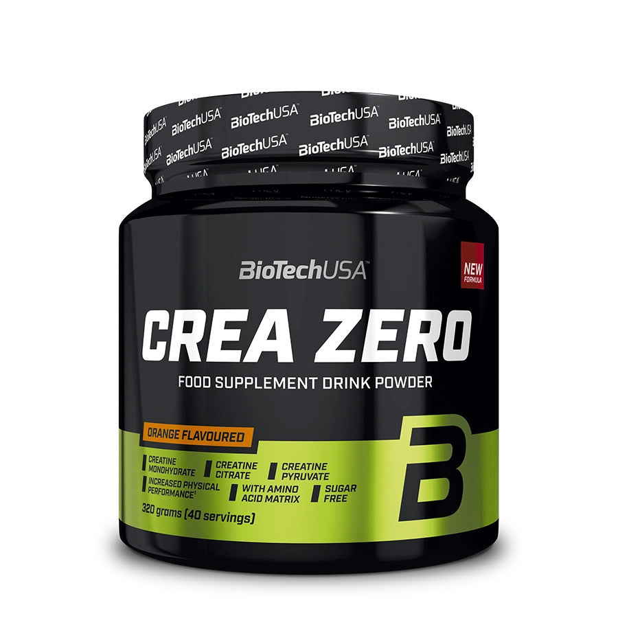 Biotechusa Crea Zero Creatine Arginine Glutamin Bcaa Complex 320g / 40 Servis