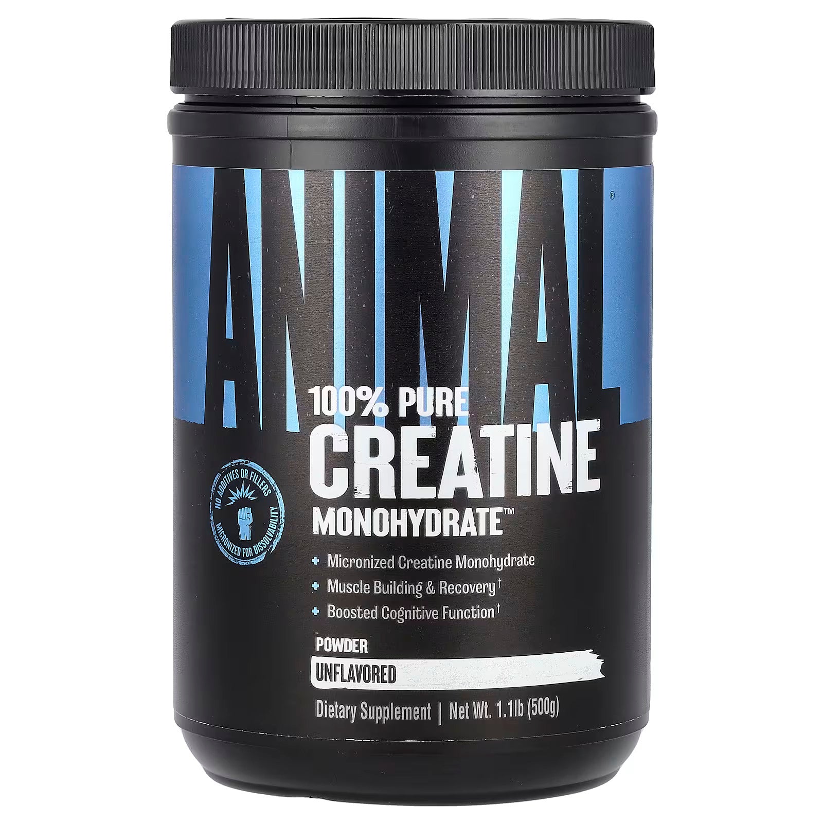 Universal Animal Creatine Monohydrate Monohidrat 500gr - 100 SERVİS - Usa menşei Yerli üretim değildir