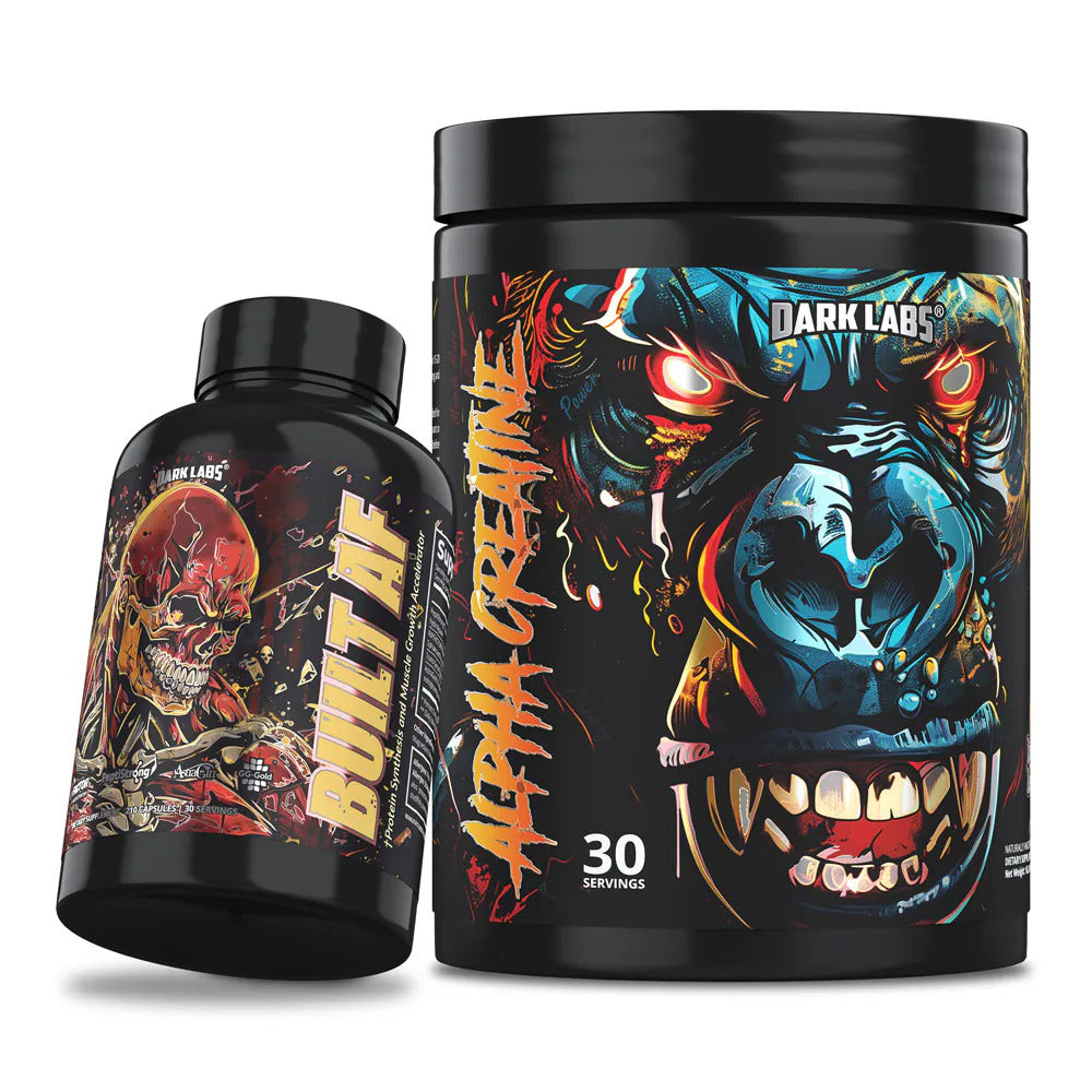 Dark Labs Muscle mass Bulking set Built AF GH + Alpha Creatine+Ornithine Kas kütlesi seti
