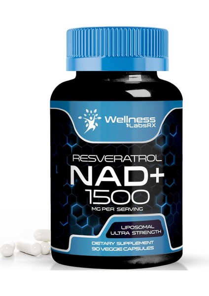 Wellness Labs NAD + Resveratrol 1500 mg 90 Kapsül
